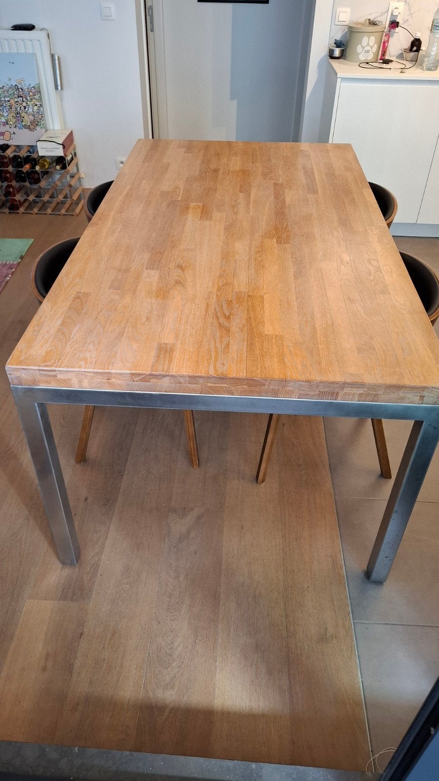 Ethnicraft tafel 6p, Maison & Meubles, Tables | Tables à manger, 150 à 200 cm, Cinq personnes ou plus, Comme neuf, 100 à 150 cm