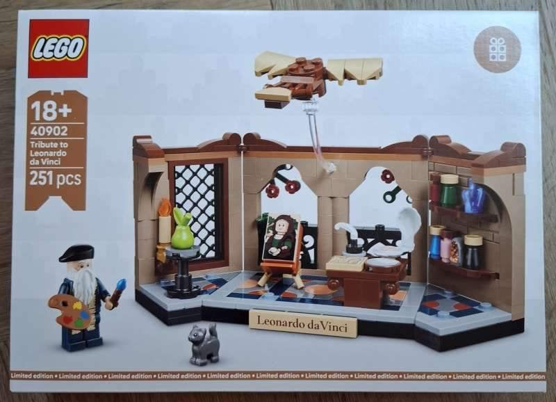 LEGO Tribute To Leonardo Da Vinci - 40902 (verzegeld), Overige thema's, Nieuw, Ophalen of Verzenden, Complete set