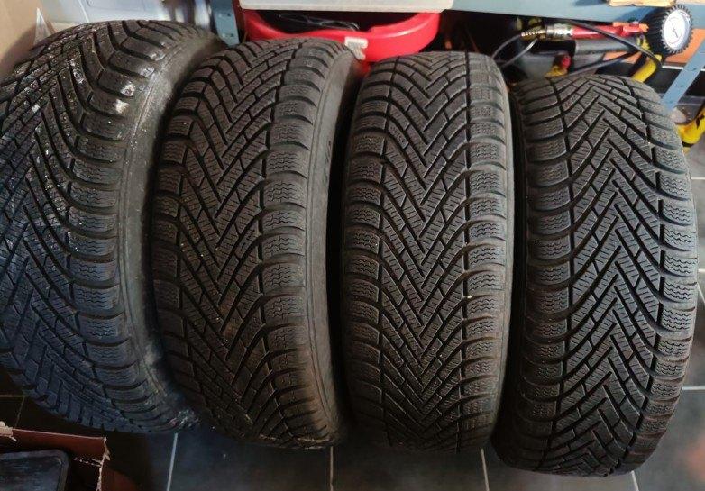 Winterbanden Pirelli - 205/55 R16, Auto-onderdelen, Banden en Velgen, Ophalen, Gebruikt, 16 inch, Banden en Velgen