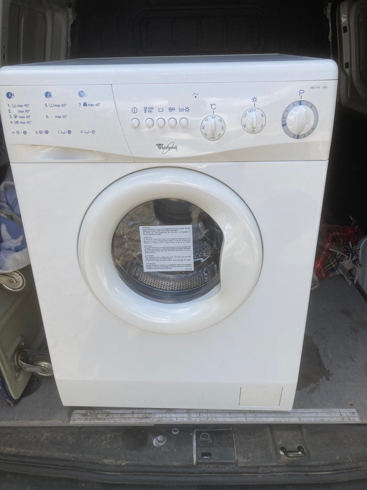 Wasmachine en droogkast ineen, Elektronische apparatuur, Droogkasten, Ophalen, Zo goed als nieuw