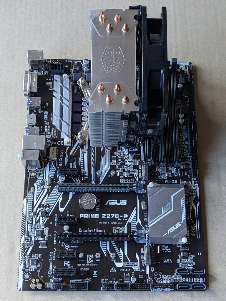 Intel Core i7-7700K + Asus Z270P + Evo 212 Cooler, Computers en Software, Ophalen, LGA 1151, 4-core, Core i7-7700K