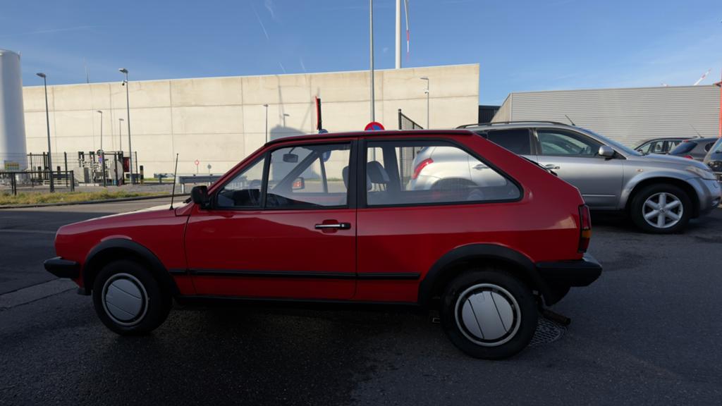 Volkswagen Polo Coupé Oldtimer * 48 000 km, Autos, Rouge, Achat, Entreprise, Entretenue par le concessionnaire
