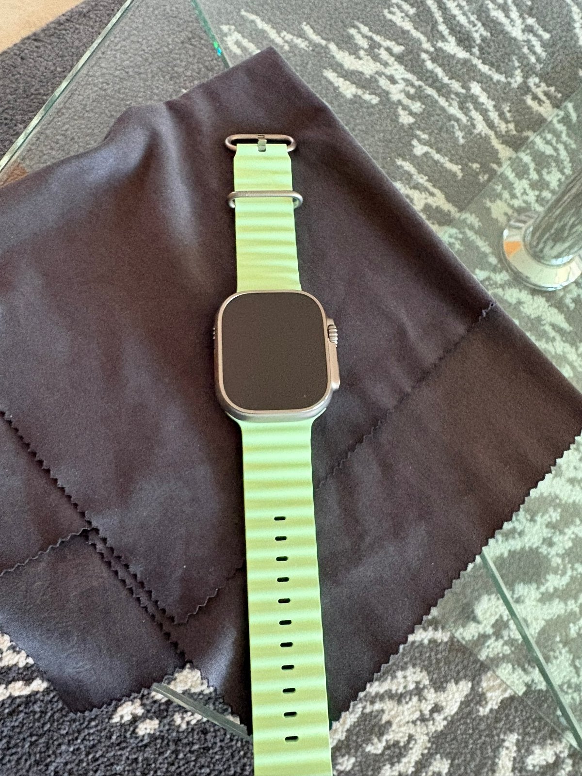 Apple Watch ultra 3 titane naturel + divers bracelets Ocean, Ophalen, Zo goed als nieuw