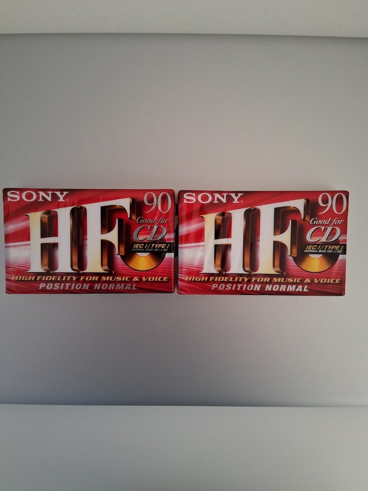 Cassettes Sony 90, Enlèvement ou Envoi, Neuf, dans son emballage, 2 à 25 cassettes audio, Vierge