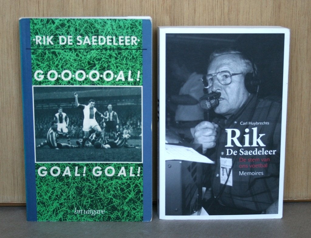 Rik De Saedeleer: Memoires + GOOOOOAL! (set van 2: €9), Boeken, Ophalen of Verzenden, Gelezen, Diverse auteurs