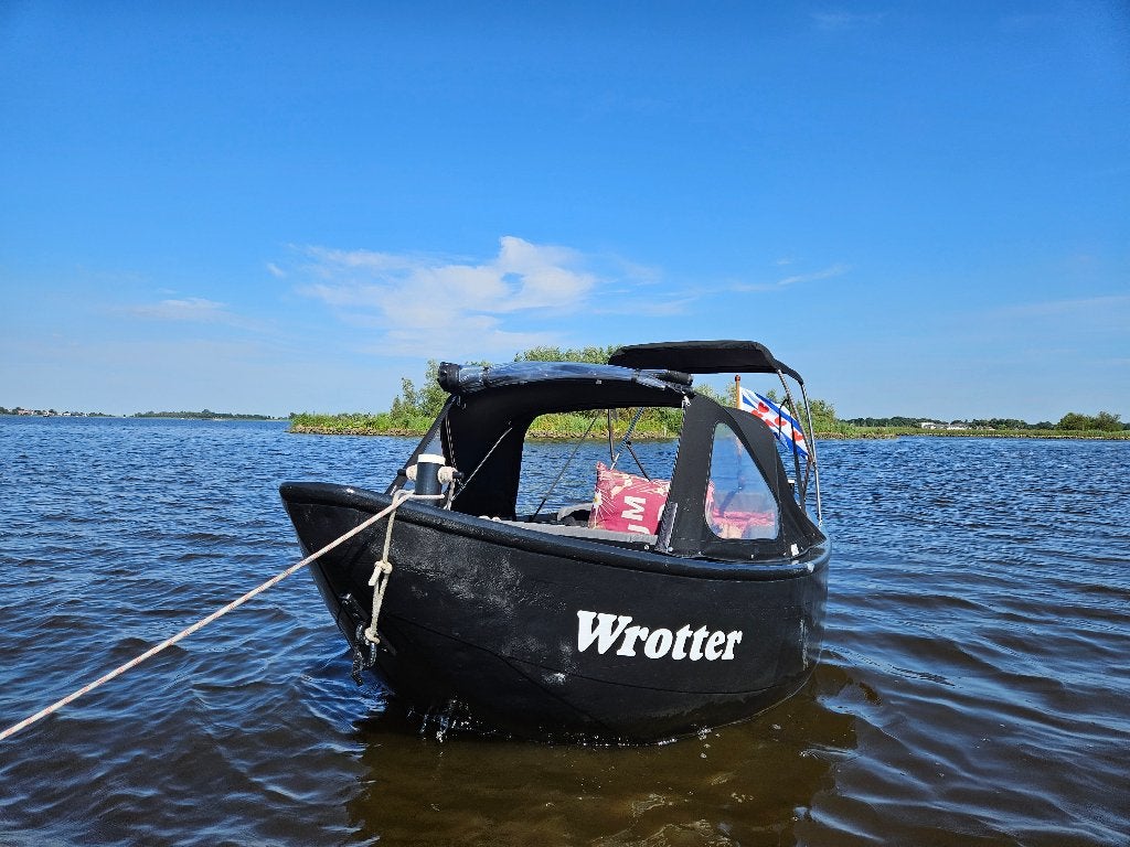 Geklonken sloep, Watersport en Boten, Gebruikt, Staal, Binnenboordmotor, 18 pk