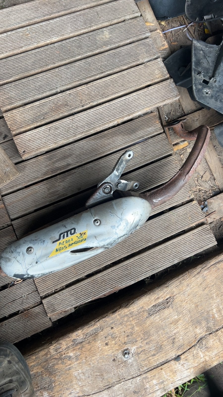 Échappement aérox Sito Plus, Enlèvement, Utilisé, Pot d'échappement, Yamaha