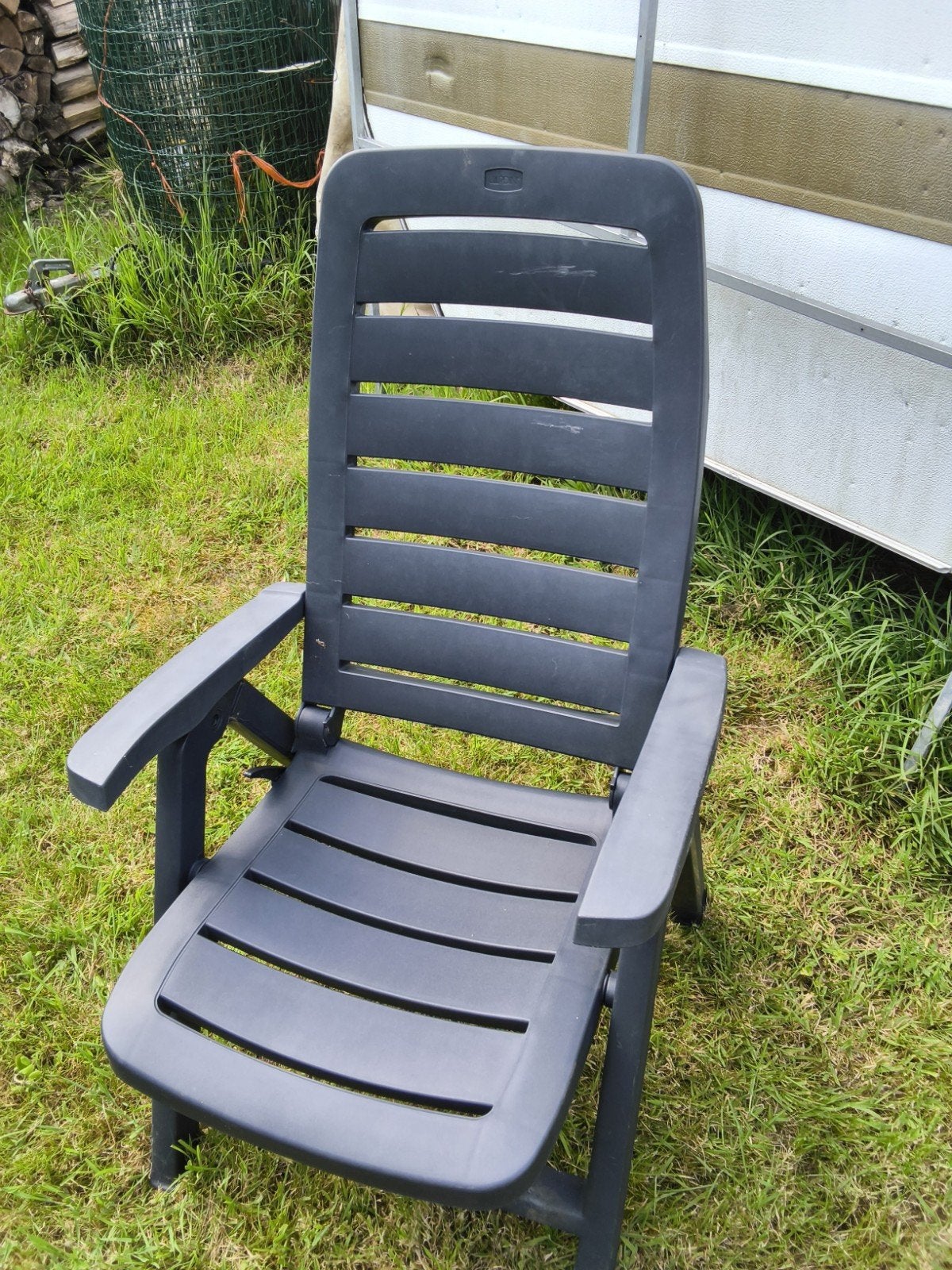 Chaises de jardin 4 pièces, Jardin & Terrasse, Chaises de jardin, Enlèvement, Utilisé, Synthétique, Ajustable
