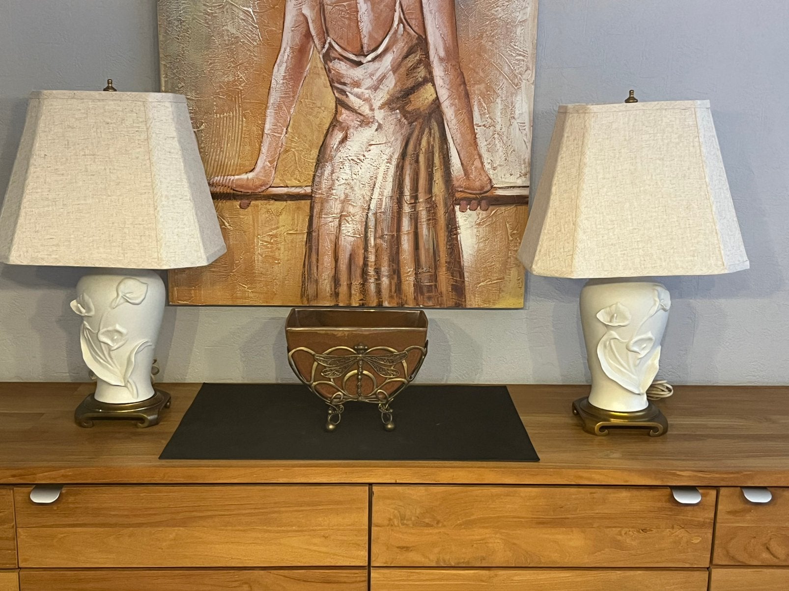 Franklin Mint tafel lampem, Antiek en Kunst, Ophalen