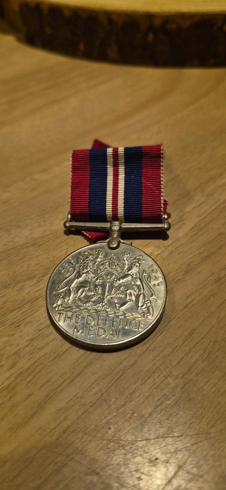 Médaille de la défense britannique originale de la Seconde G, Timbres & Monnaies, Enlèvement ou Envoi
