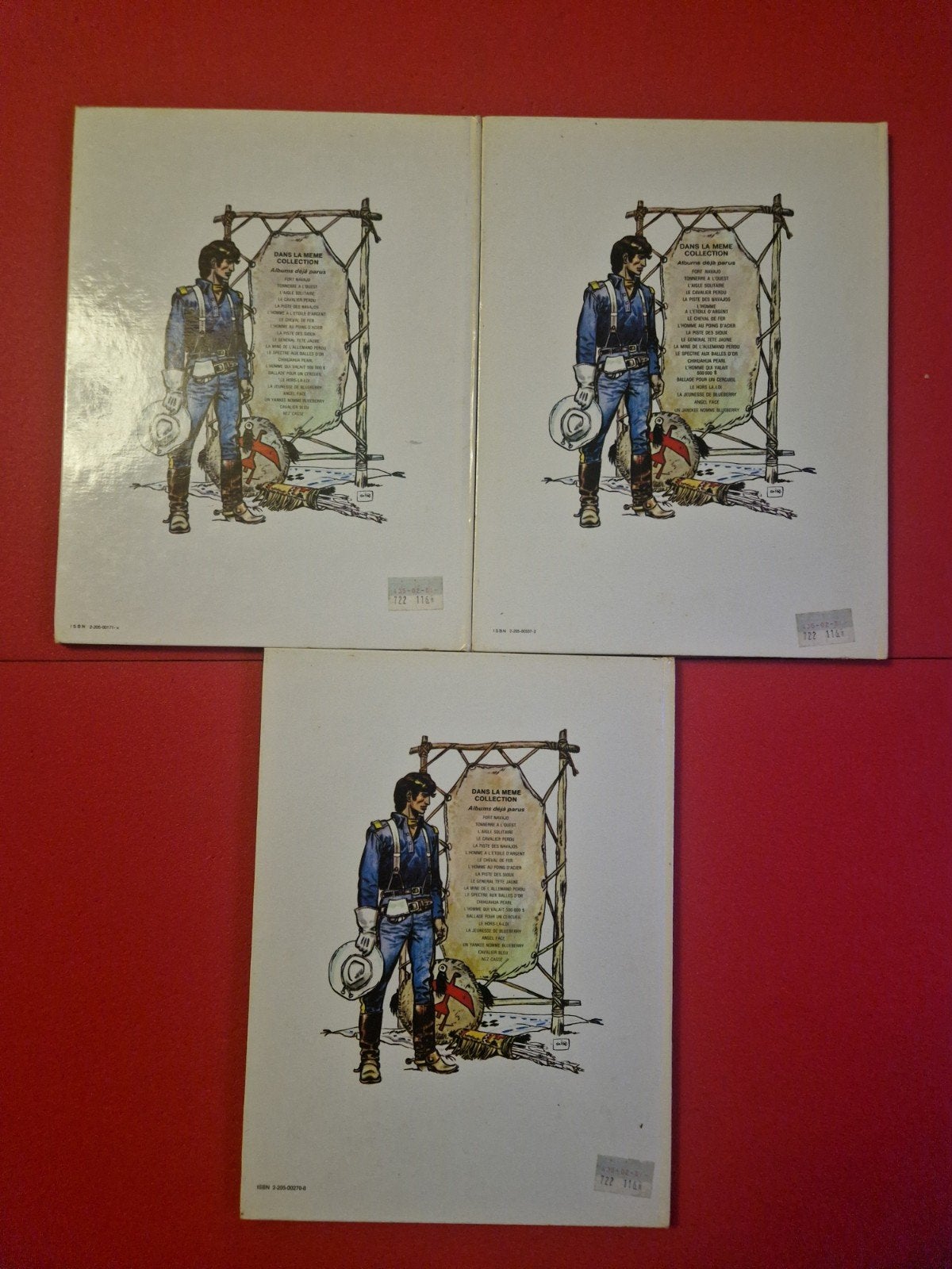 lot de 3 bd blueberry, Livres, Enlèvement ou Envoi