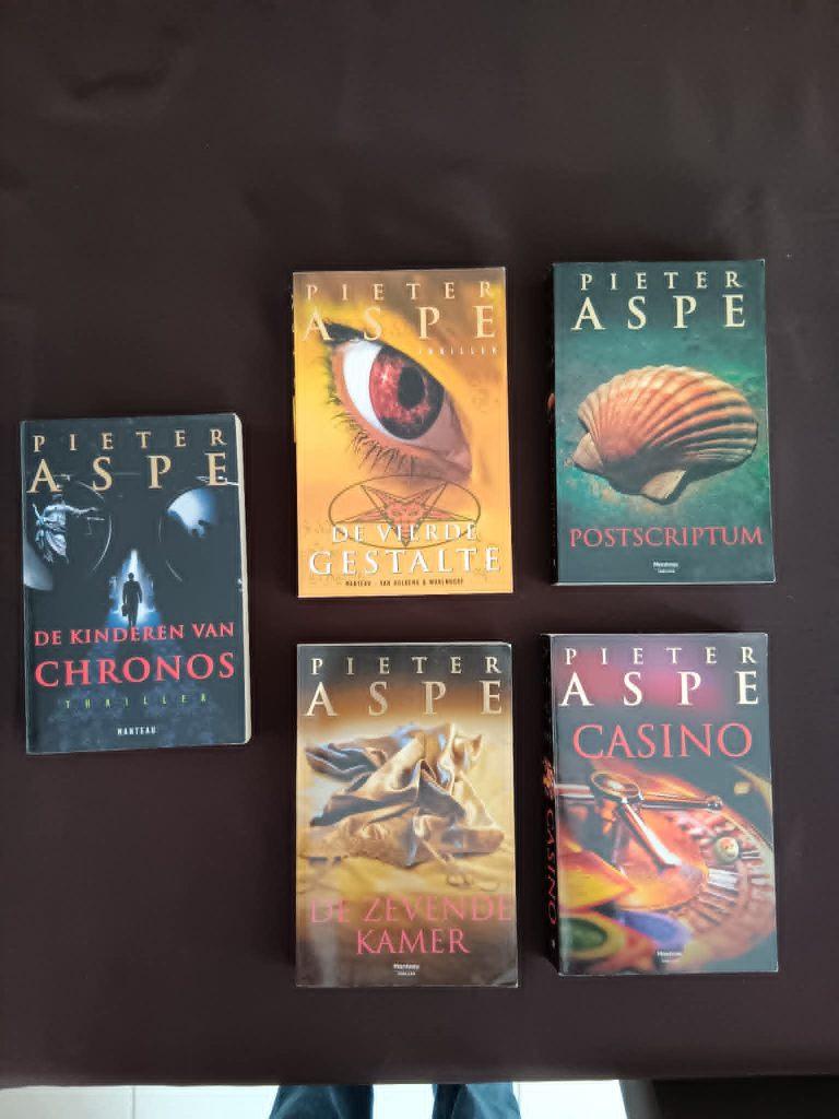 6 BOEKEN ASPE, Boeken, Detectives, Ophalen, Pieter Aspe