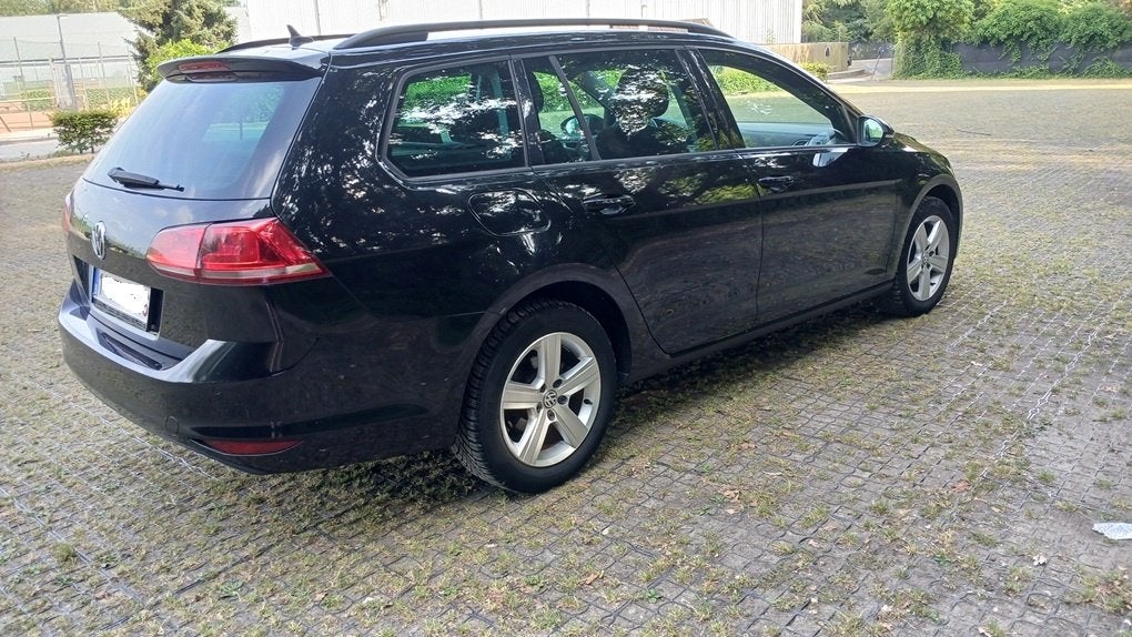 Vw Golf Variant 7 -1.4TSI-122pk-2013-157500km, Auto's, Euro 5, Stof, Zwart, Zwart