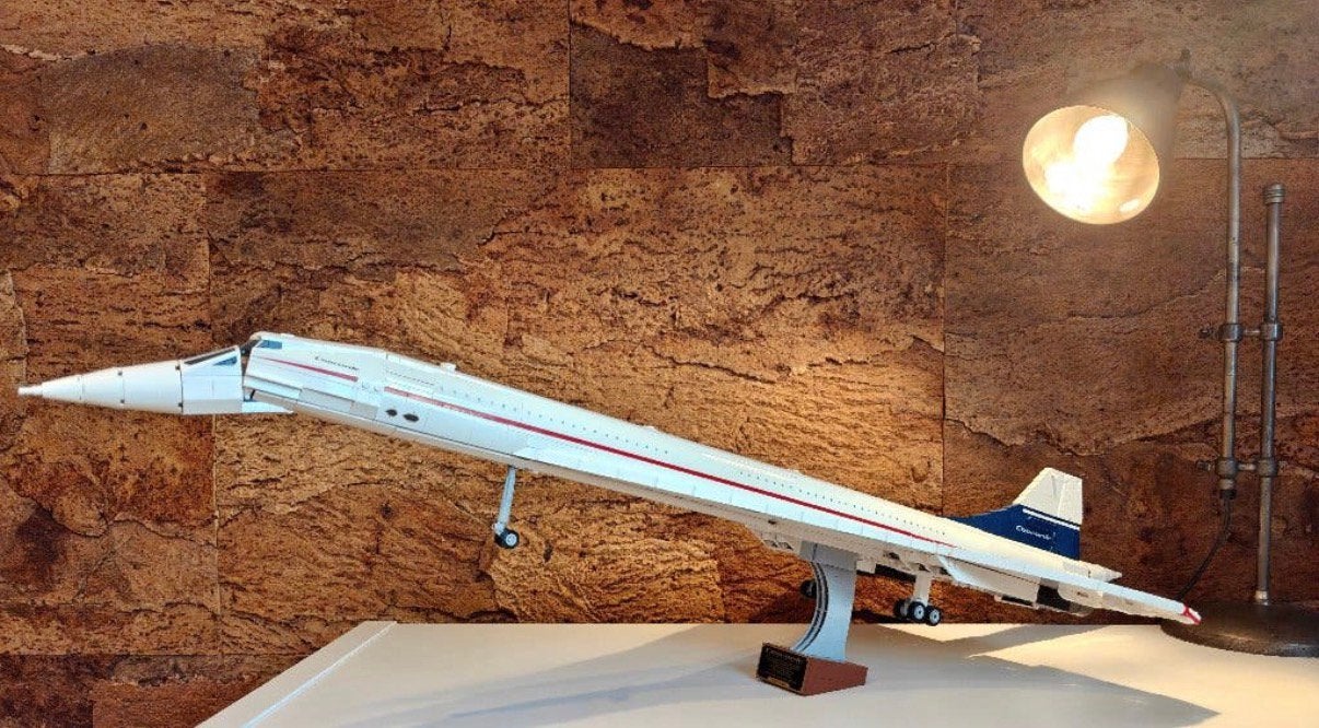 Lego Concorde 10318, Ophalen of Verzenden, Zo goed als nieuw