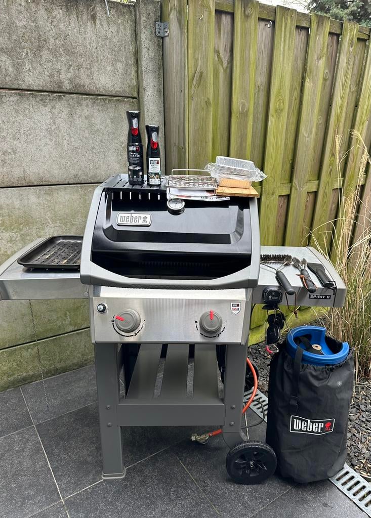 Gas Weber bbq spirit 2, Tuin en Terras, Gasbarbecues, Ophalen, Zo goed als nieuw
