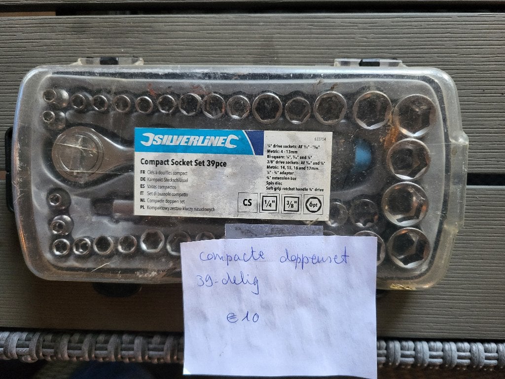 Doppenset 39 delig, Ophalen, Gebruikt