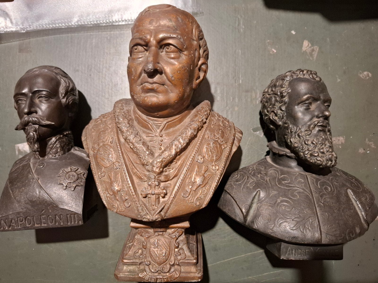 3 bronzen beeldjes, Antiek en Kunst, Ophalen