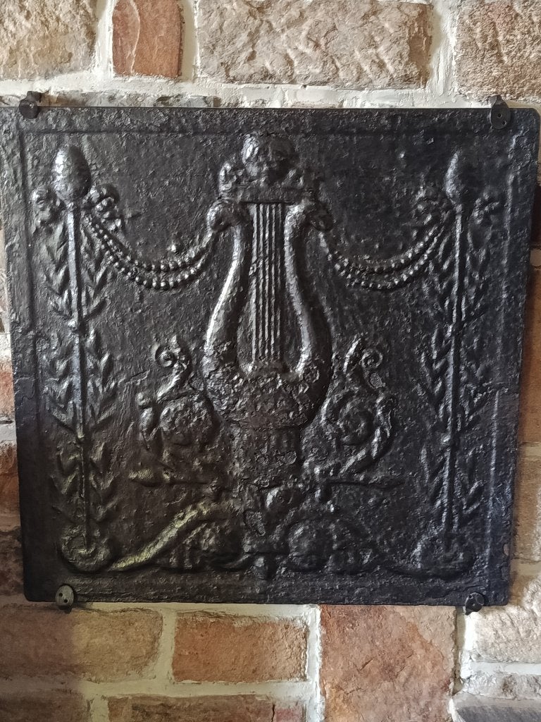 Plaque en fonte ancienne, Huis en Inrichting, Haarden, Ophalen, Zo goed als nieuw, Inbouwhaard, Overige soorten