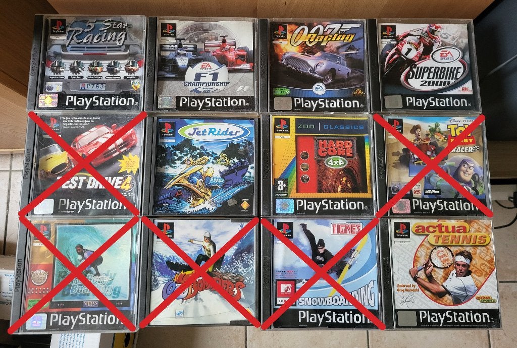 Lot de jeux PlayStation 1 – PS1, Ophalen, Gebruikt