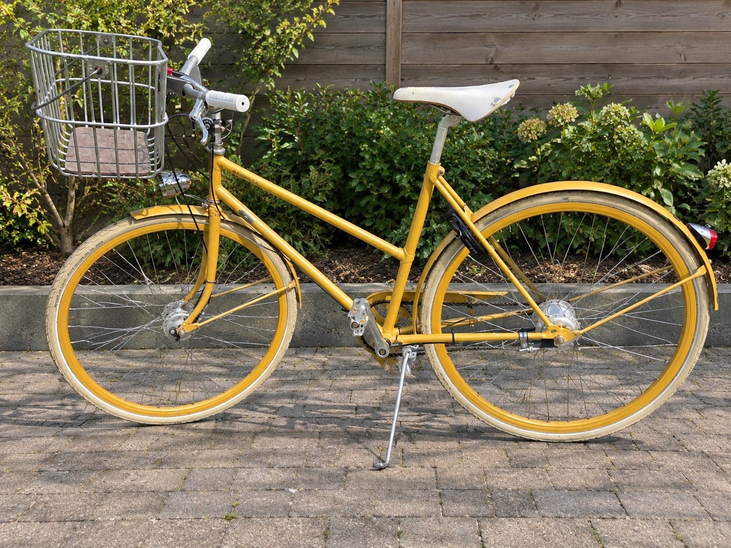 achielle damesfiets, Ophalen