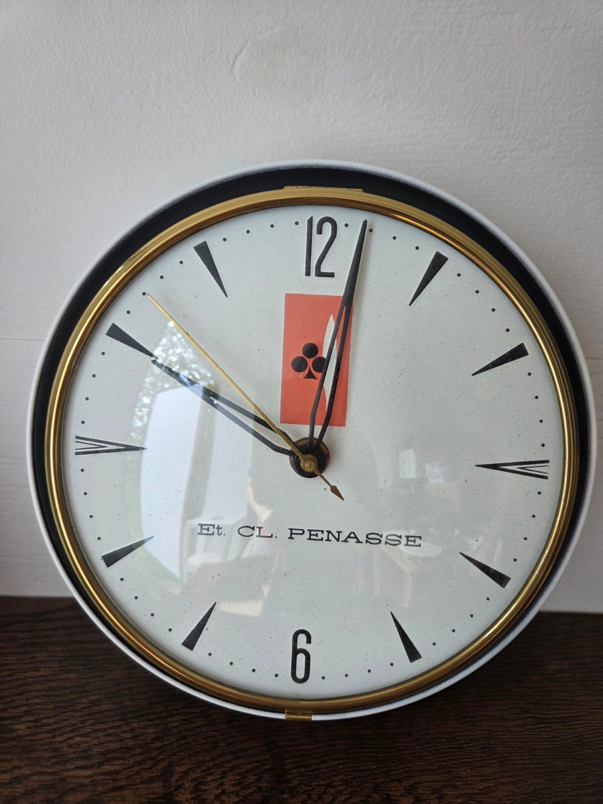 vintage klok Et. CL. Penasse, Huis en Inrichting, Vintage, Ophalen