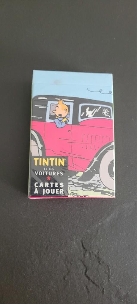 Jeu de cartes Tintin et les voitures, Collections, Enlèvement, Neuf, Carte(s) à jouer