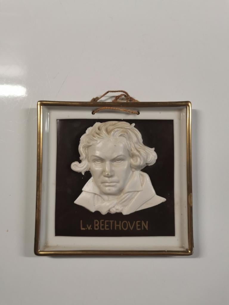 Plaquettes  bustes Beethoven en Schubert, Enlèvement ou Envoi