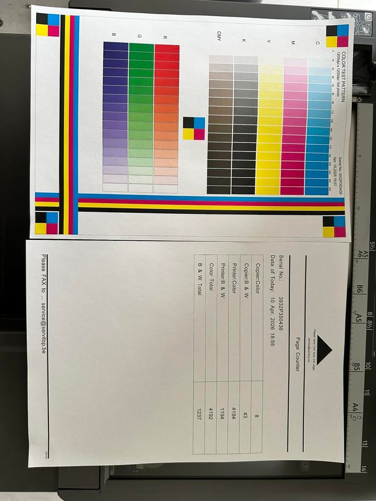 Ricoh IMC300 MFP - Nieuwstaat!, Computers en Software, Printers, Printer, Zo goed als nieuw, Scannen, Ophalen