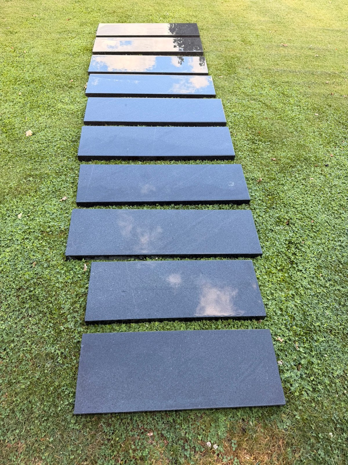10 plaques de recouvrement en granit massif, Enlèvement ou Envoi, Utilisé, Autres types