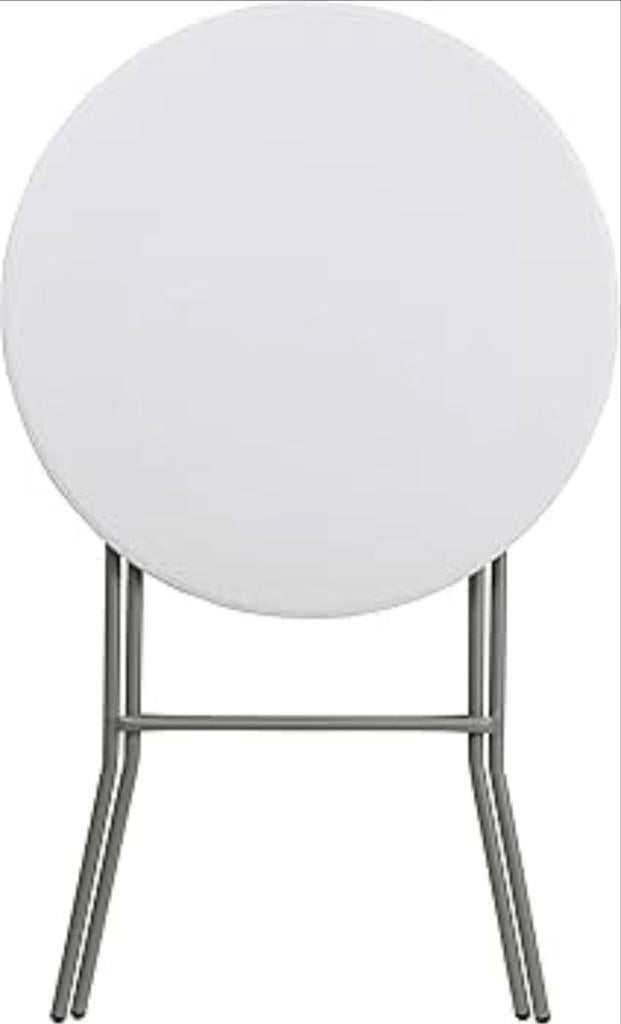 Table pliante ronde blanche - Neuf, Enlèvement, Neuf