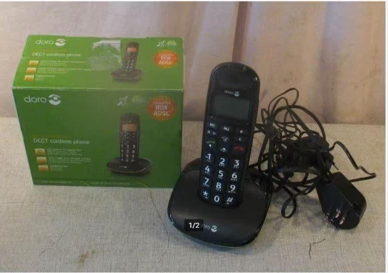 Prima Draadloze Telefoon van Doro met grote toetsen, Telecommunicatie, Ophalen of Verzenden, Zo goed als nieuw, 1 handset