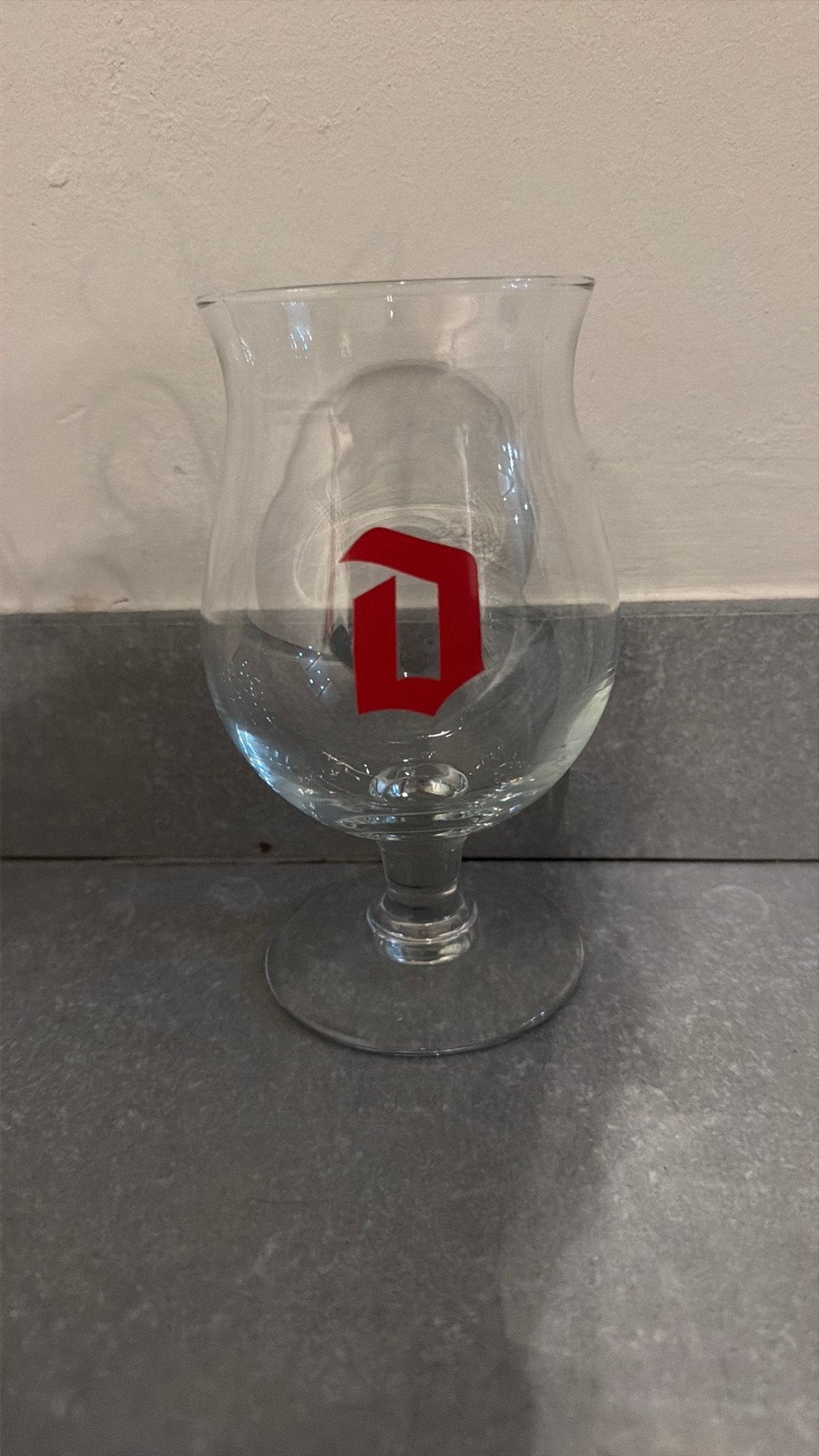 Duvel glas USA, Verzamelen, Ophalen of Verzenden, Zo goed als nieuw