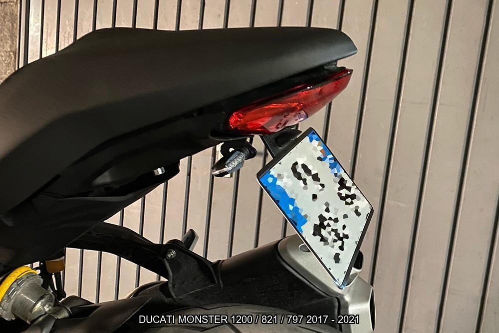 Kentekenplaathouder DUCATI MONSTER 1200 821 797 2017 - 2021, Motoren, Ophalen of Verzenden, Nieuw