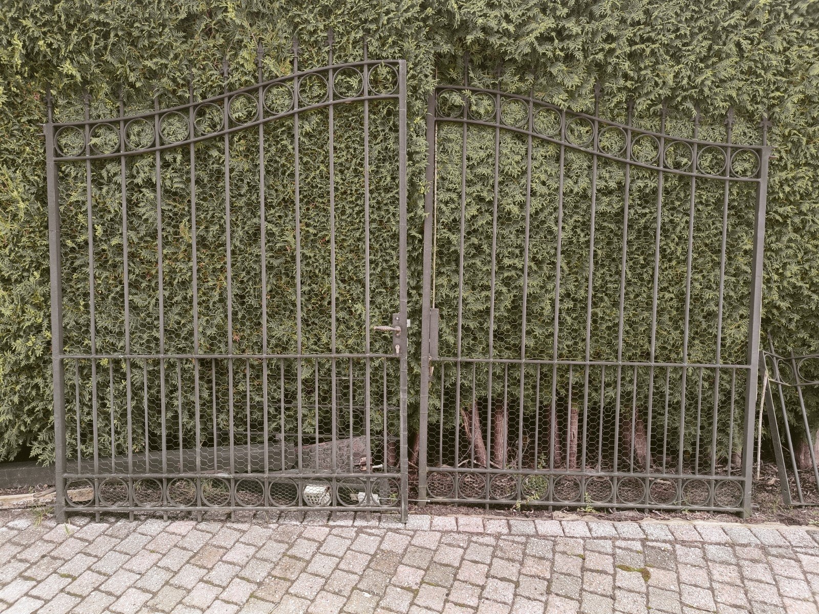 Portique fer forgé 2,9 m de largeur, Jardin & Terrasse, Enlèvement