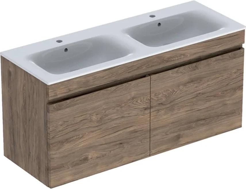 Geberit Renavaplan meubel met wastafel in kleur noten, Ophalen, Nieuw