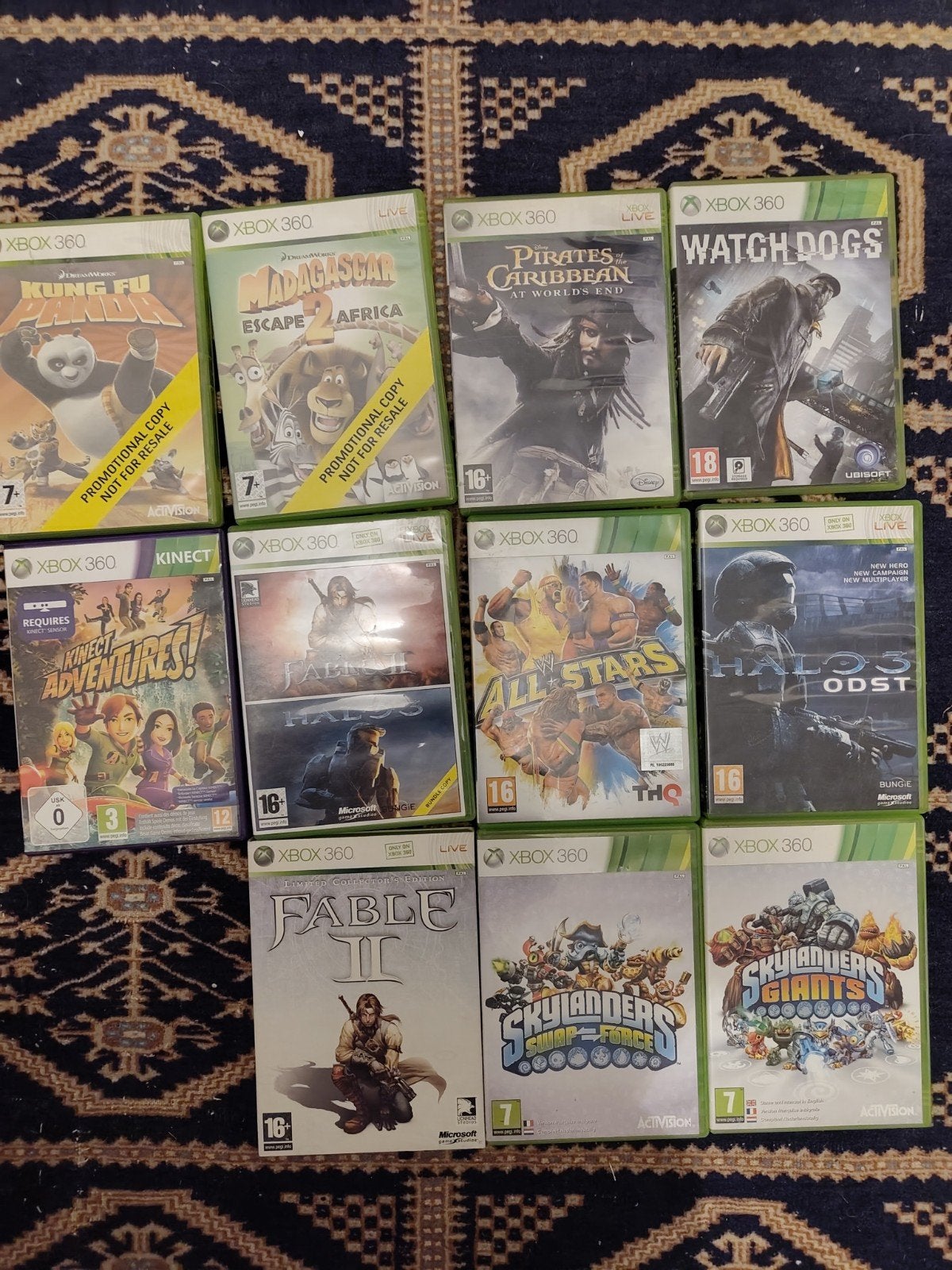 lot Xbox 360 spellen, Ophalen