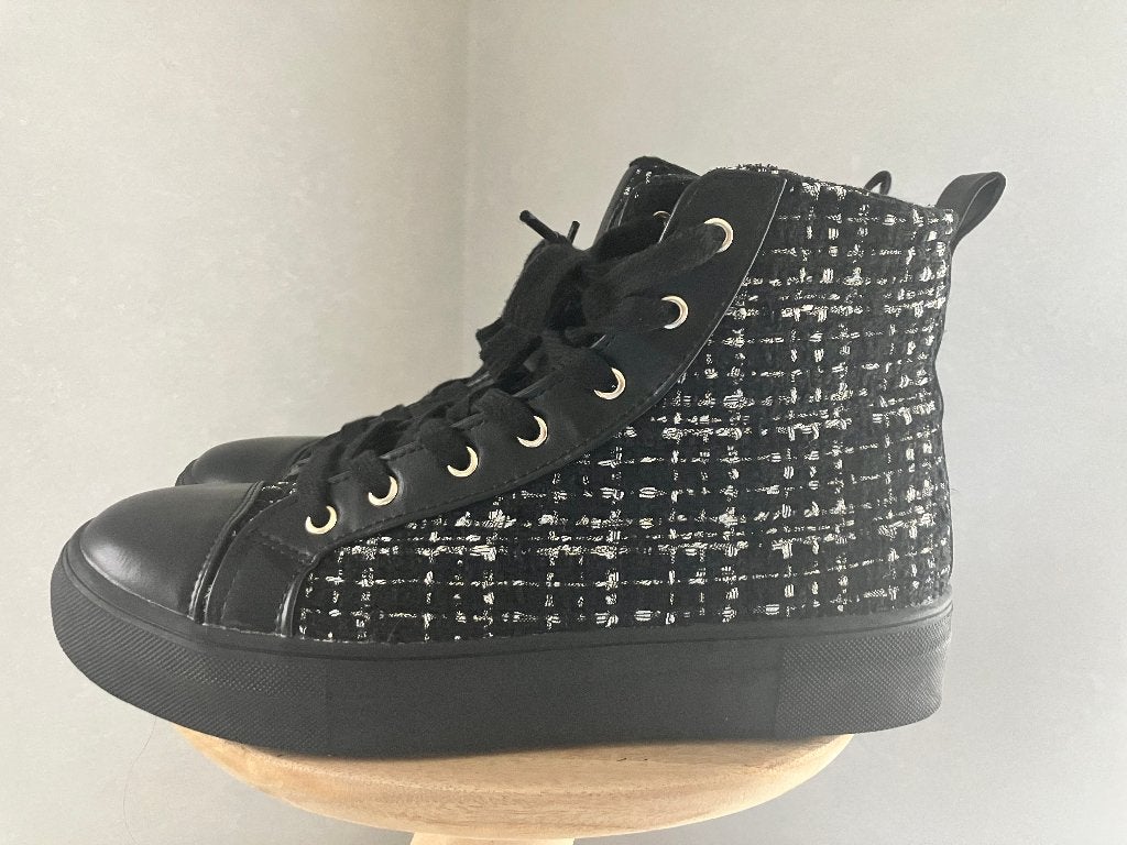 Hoge zwarte sneakers Anna Field maat 42 Met ritssluiting, Anna Field, Zwart, Ophalen of Verzenden, Zo goed als nieuw