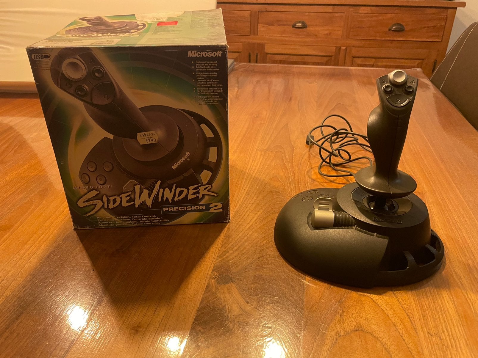Microsoft SideWinder Precision 2 joystick – met doos, Informatique & Logiciels, Enlèvement