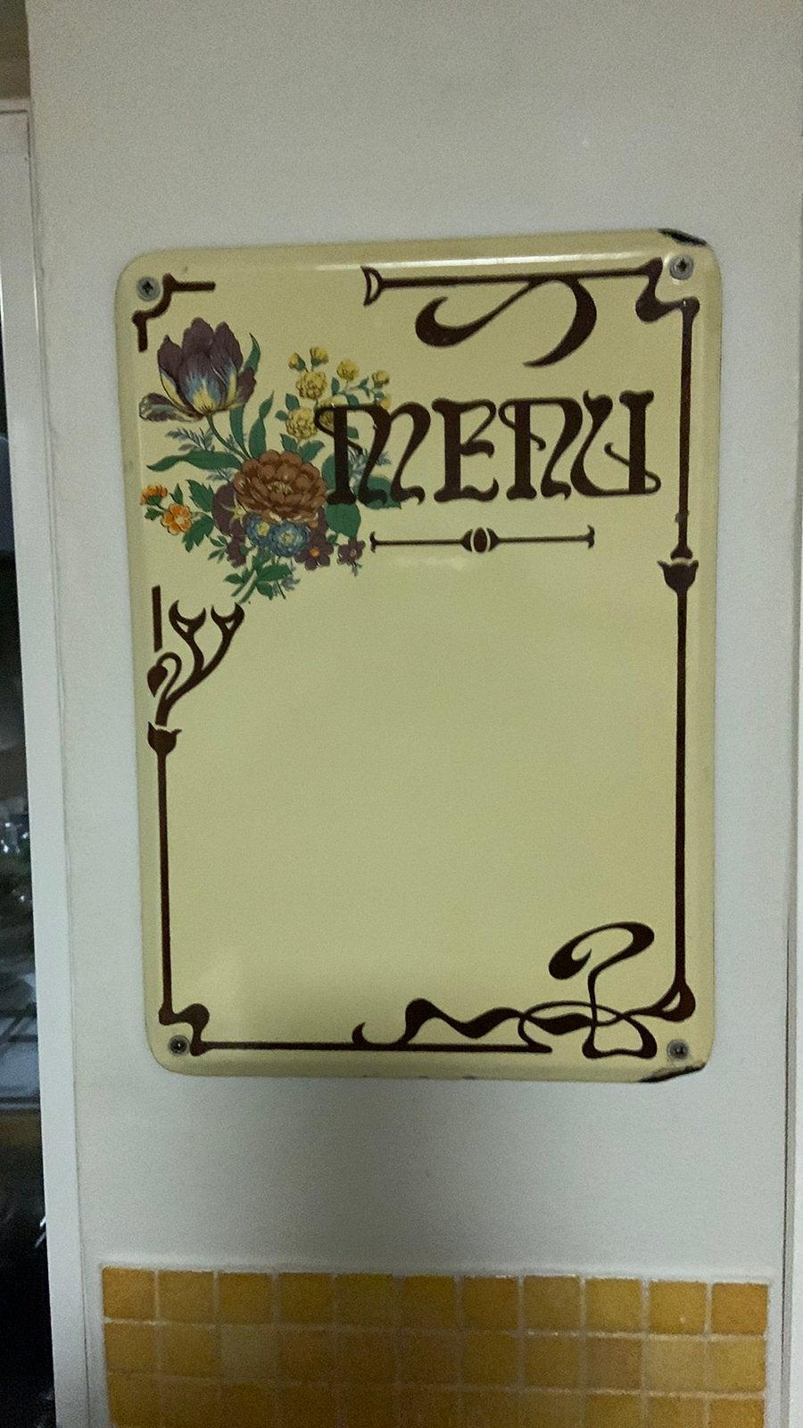 Plaque émaillée, Antiquités & Art, Enlèvement