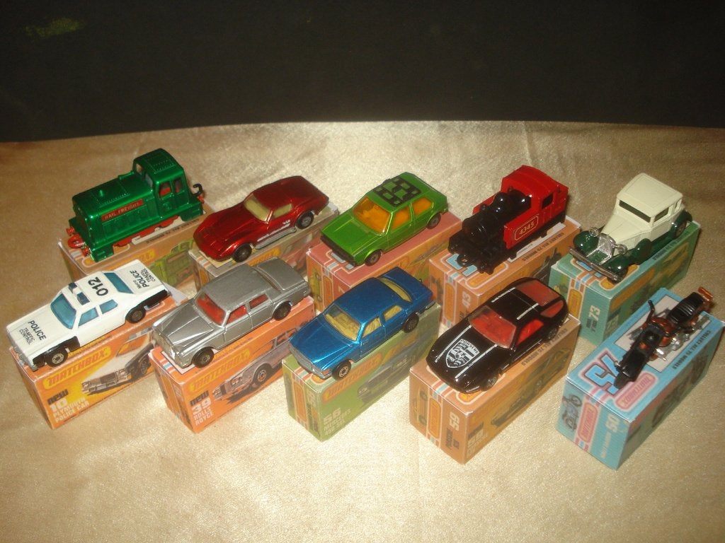 MATCHBOX Superfast Lot 13 de 10 Voitures + Boîtes Reproduite, Enlèvement ou Envoi, Comme neuf, Voiture