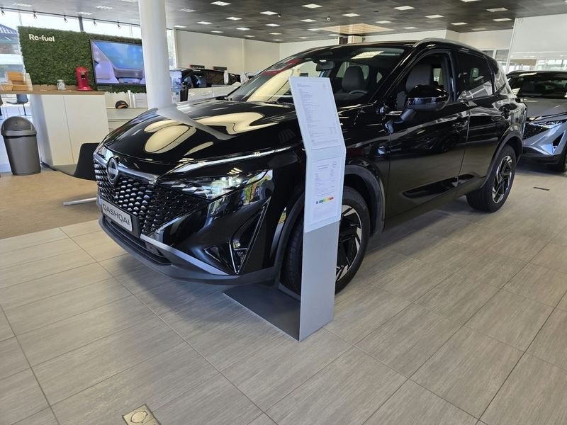 Nissan Qashqai, Auto's, 1497 cc, Leder en Stof, Zwart, Bedrijf