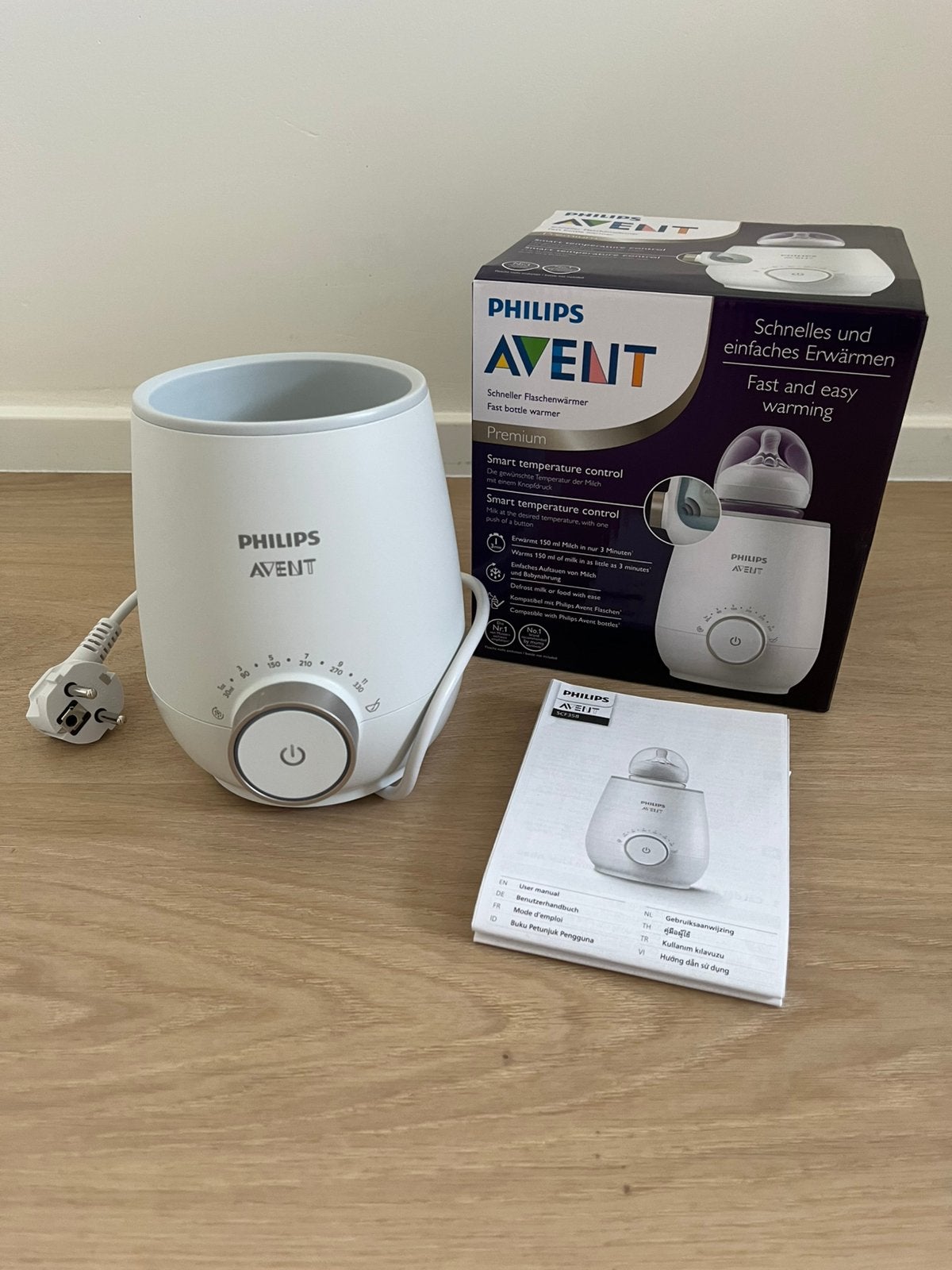 Chauffe-biberon premium en parfait état - Philips Avent, Fonction de décongélation, Enlèvement, Chauffe-biberons et petits pots