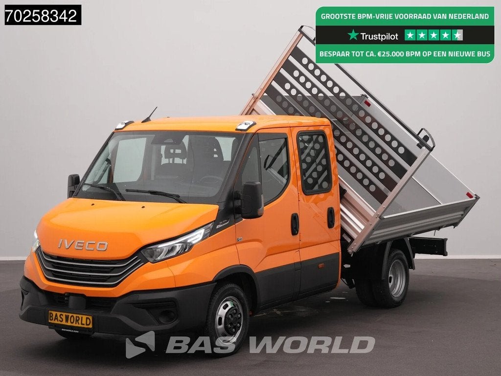 Iveco Daily 35C21 BPM VRIJ! 3-Zijdige Kipper Dubbel Cabine 2, Neuf, Achat, Euro 6, Entreprise