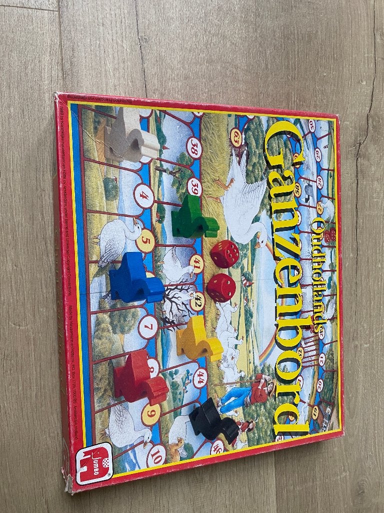 Jumbo ganzenbord (oudhollands) voor 6 spelers, 1 ou 2 joueurs, Enlèvement ou Envoi, Utilisé, Jumbo