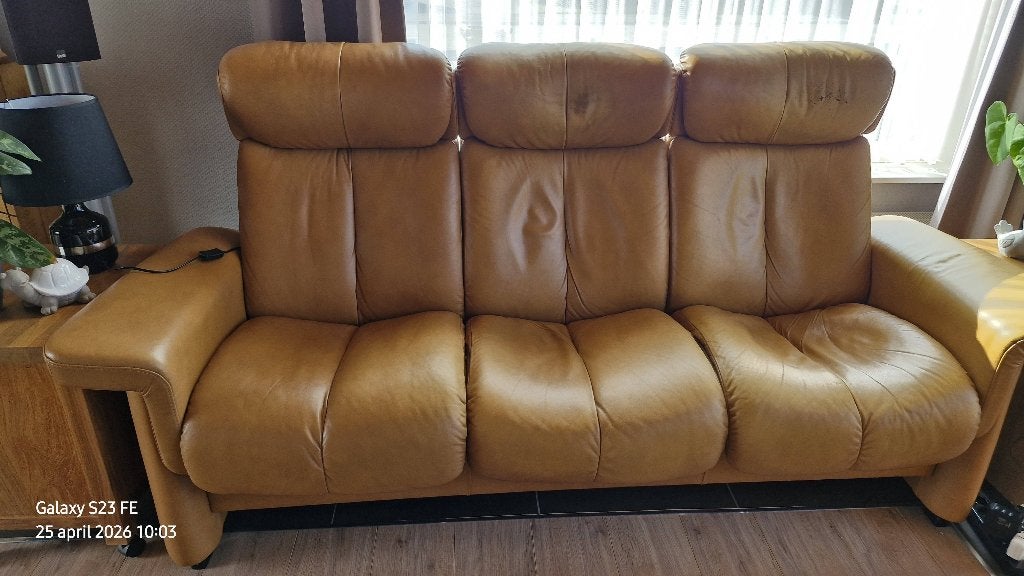 salon Stresless, Ophalen, Gebruikt, Leer
