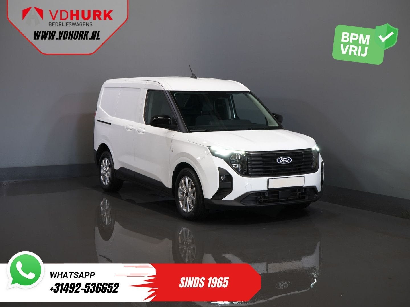 Ford Transit Courier 1.5 TDCI 100 pk Trend Carplay/ Virtual, Wit, Bedrijf, Ford, Te koop