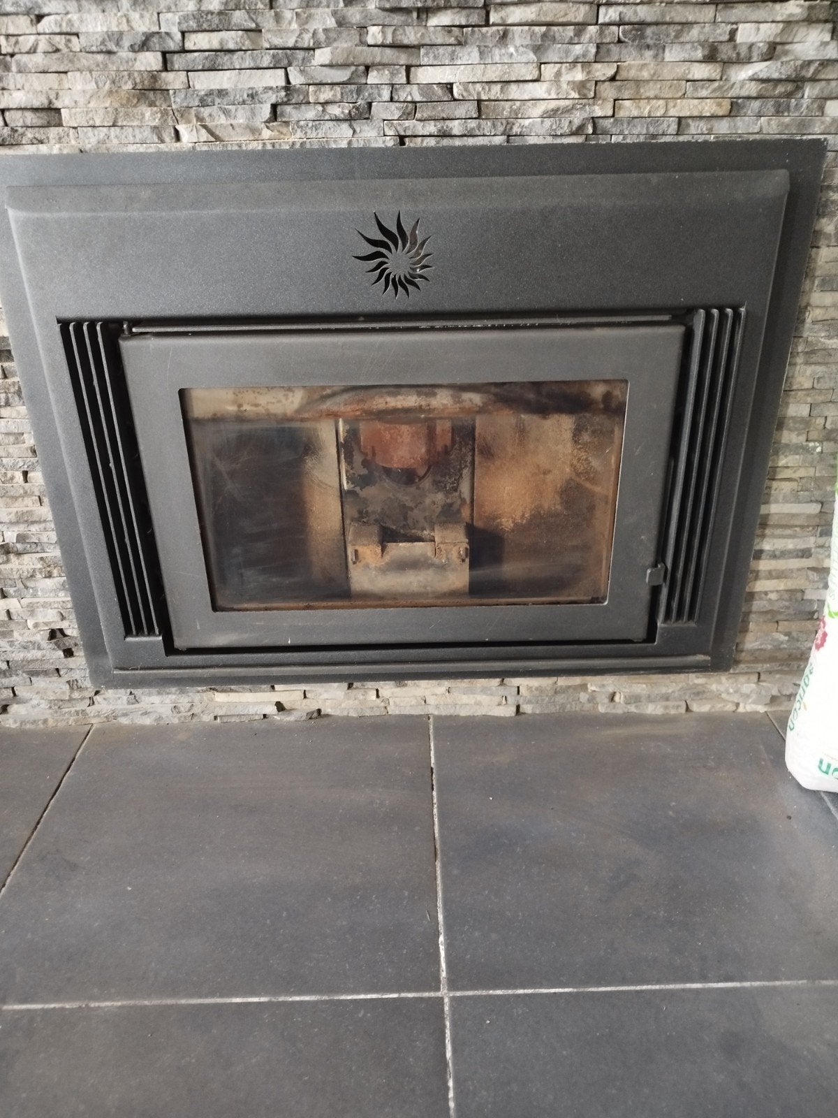inbouw pelletkachel Thermos 11kw, Huis en Inrichting, Ophalen, Inbouw, Pelletkachel