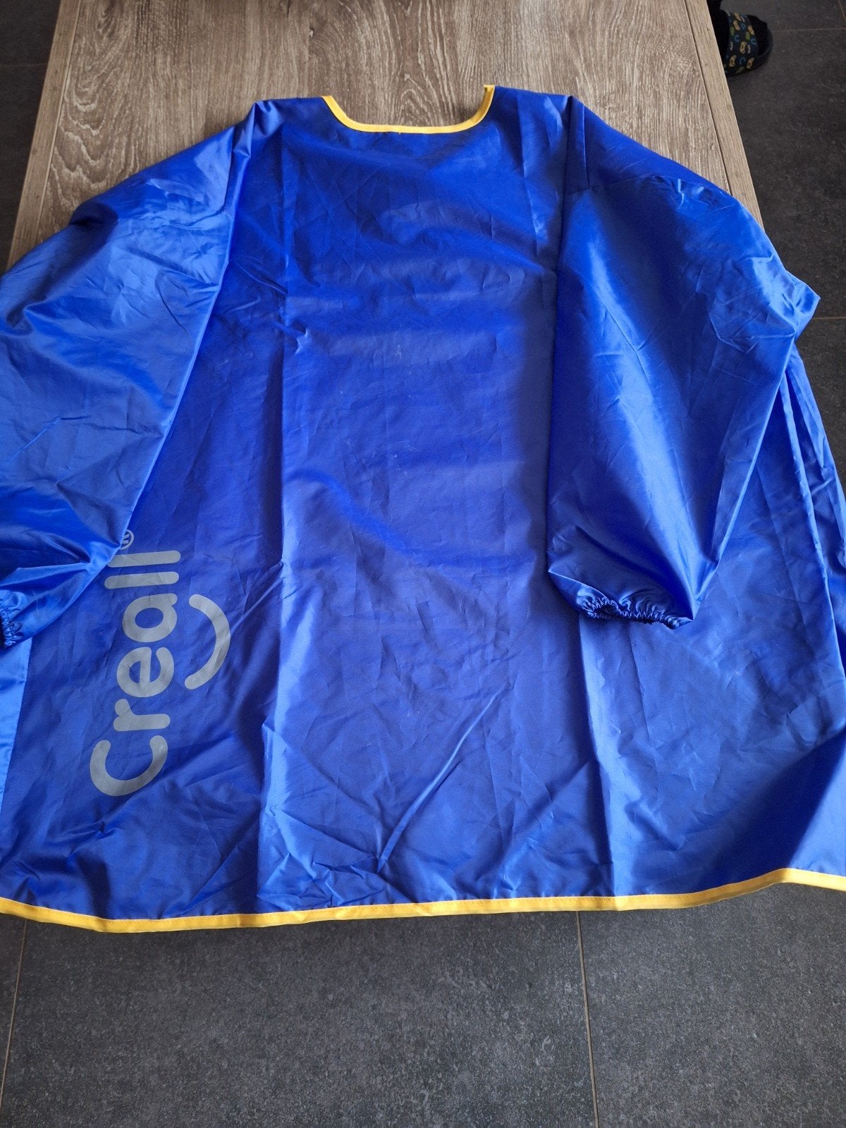 *verfschort/knutselschort-goede staat, Ophalen, Overige typen, Zo goed als nieuw, Blauw