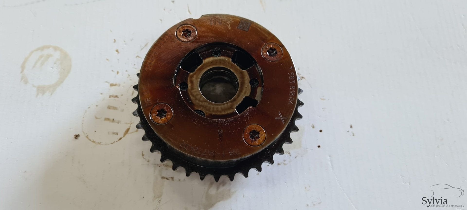Nokkenas Tandwiel afstelunit inlaat BMW met motorcode N20 75, Gebruikt, -, -, Ophalen of Verzenden