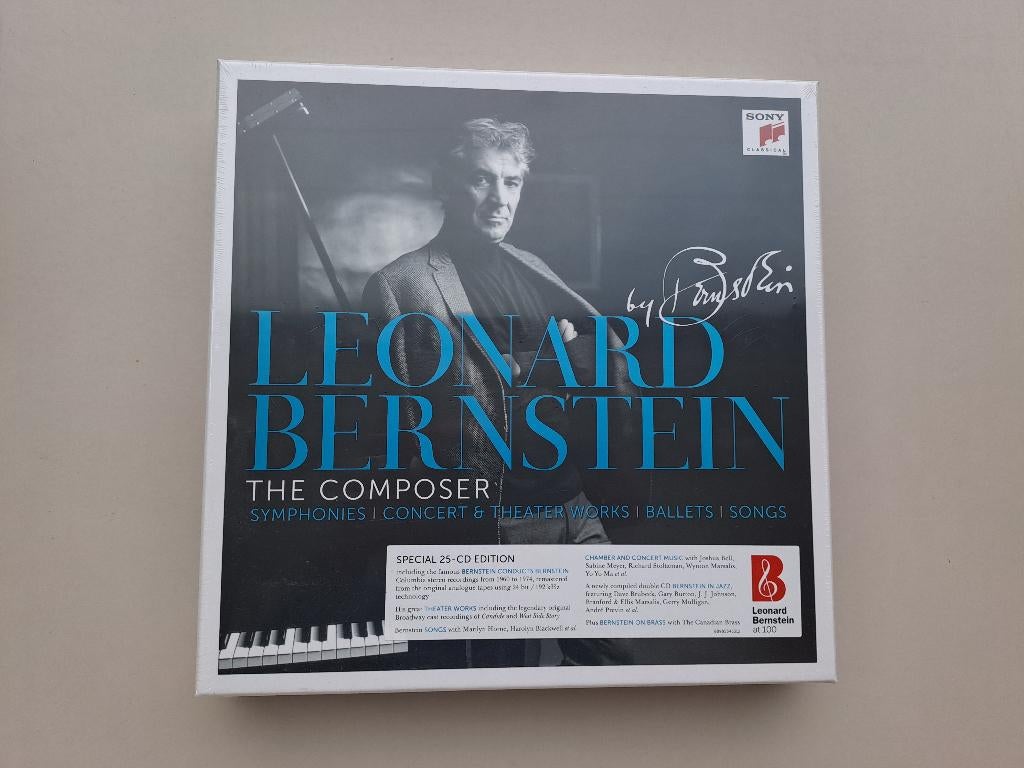 Leonard Bernstein - Special 25-CD edition, Boxset, Ophalen of Verzenden, Nieuw in verpakking, Overige typen